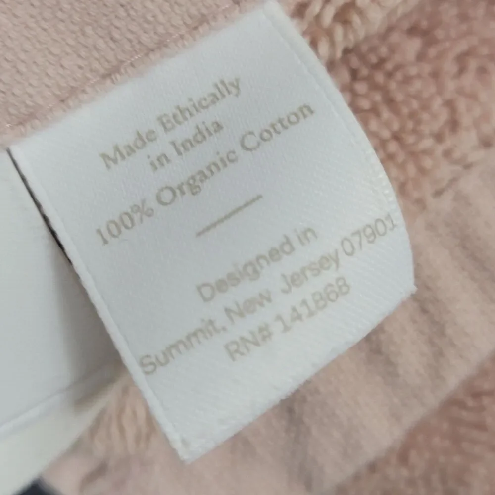 Boll & Branch Bath Sheet Towel Pink 100% Organic Cotton Spa Luxury 34